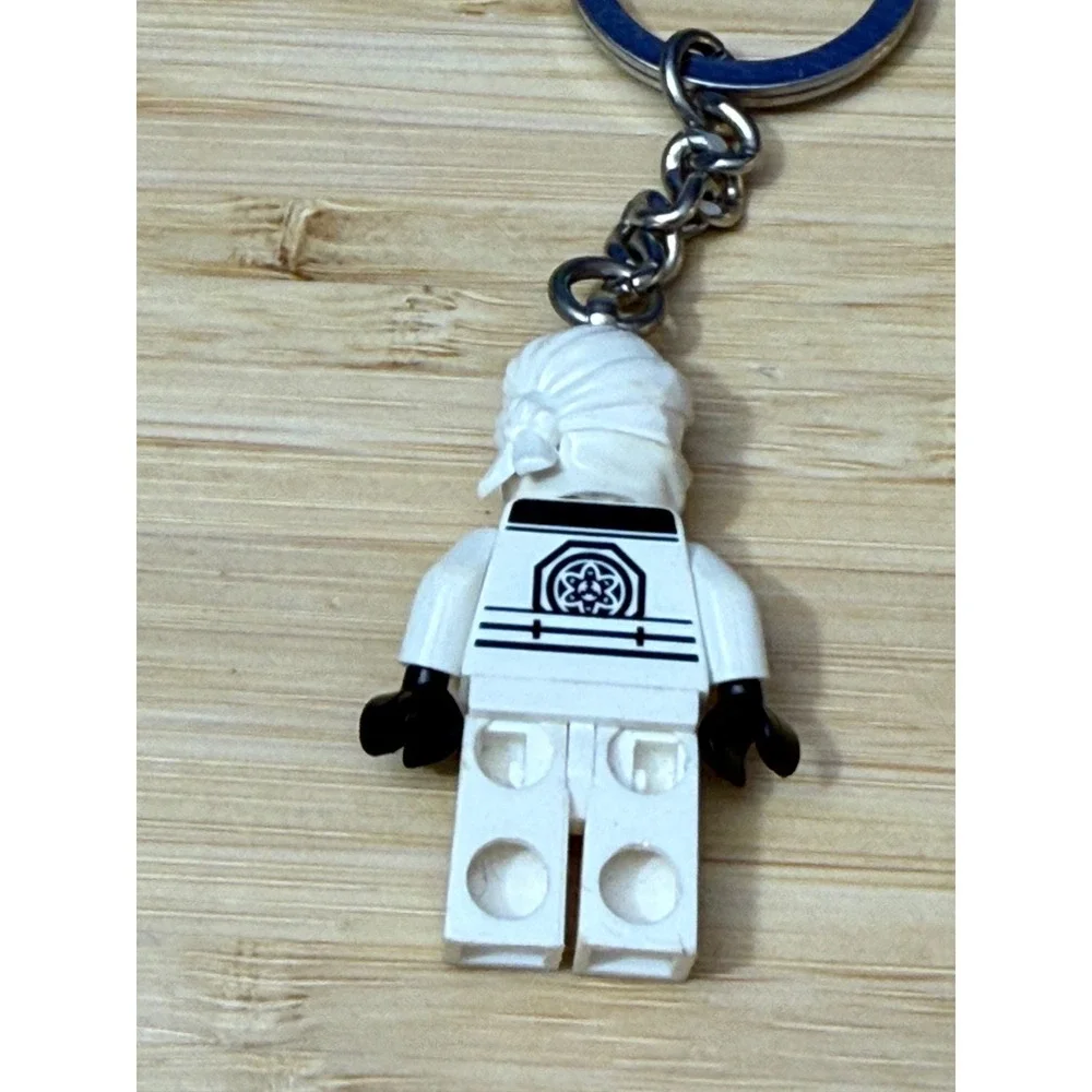 LEGO Ninjago Zane White Ninja Minifigure Keychain Master of Ice 853102